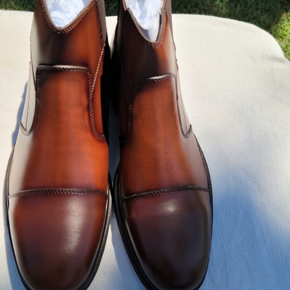 Men's Brown Leather Boots